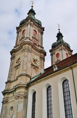 Fototapeta na wymiar Kirchtürme, Kathedrale, St. Gallen, Schweiz