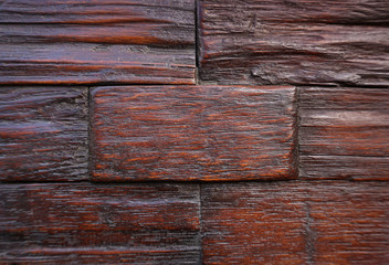 Vintage colorful old wooden wall