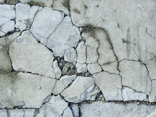 Obraz premium Cracked concrete texture closeup background