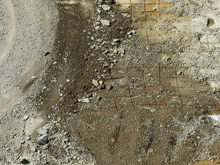concrete road repair