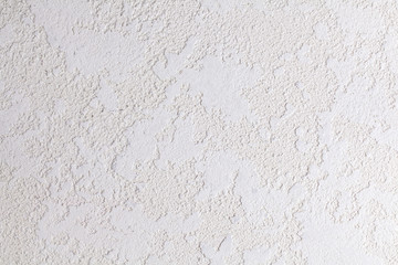 Abstract grunge decorative white light stucco wall background. Art rough stylized texture cement banner with space for text