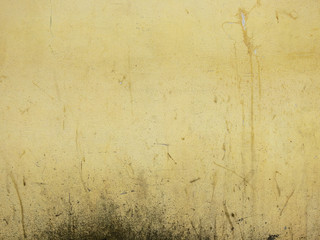 grunge yellow concrete wall background