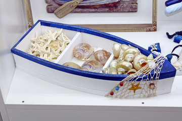 Starfish in souvenir shop