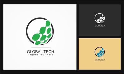 global tech universal vector logo
