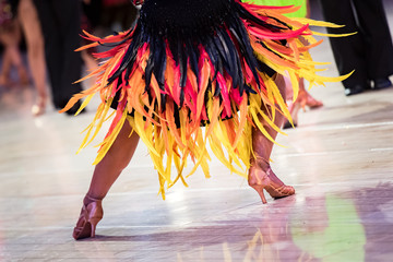 couple dancing latin dance