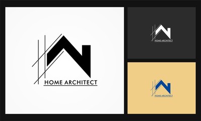 home architect vector logo