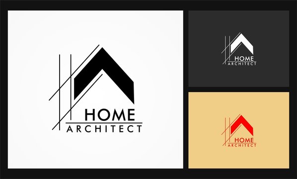 home architect business vector logo