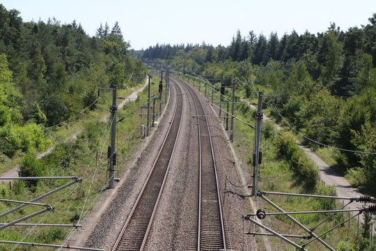Bahntrasse Stuttgart-Mannheim 