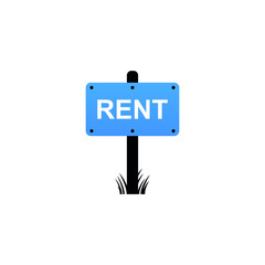 Sale for Rent sign vector icon, web icon