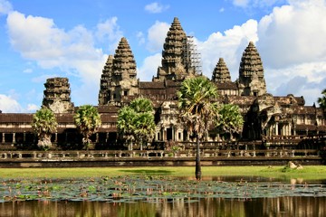 Fototapeta na wymiar Angkor wat temple, Cambodia 