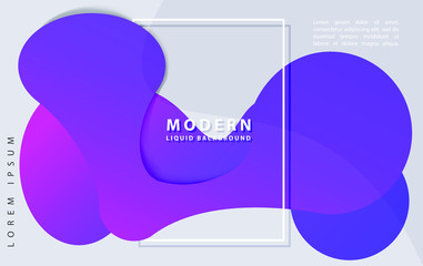 Vector abstract liquid splash design background web template.