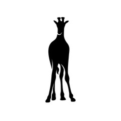 Fototapeta na wymiar Giraffe Logo Vector. Animal Giraffe Logo Design Template Illustration