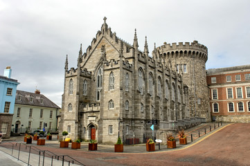 Naklejka premium Dublin Castle in Dublin. Irland