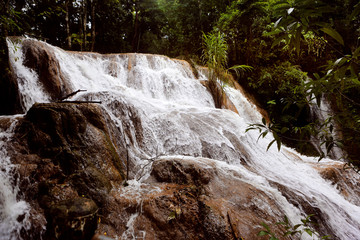 waterfall in the forest - 285789127