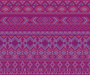 American indian pattern tribal ethnic motifs geometric vector background.