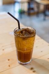 a glass off Longan juice