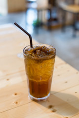 a glass off Longan juice