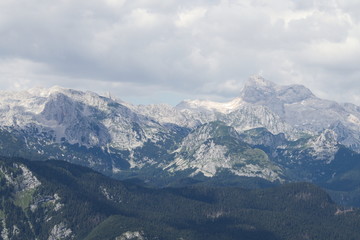 Fototapeta na wymiar Scenic view of mountains, Julian Alps, Slovenia