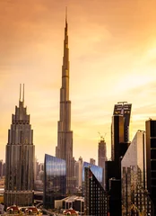 Papier Peint photo autocollant Burj Khalifa Horizon du centre-ville de Dubaï