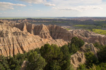 Badlands Landscape South Dakota