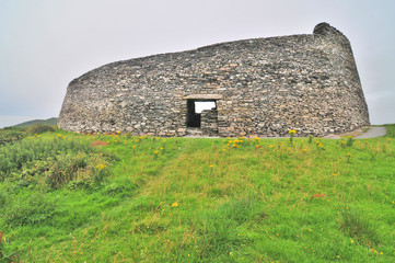 Cahergall  -  a stone ringfort (cashel) located in County Kerry, Ireland © robnaw