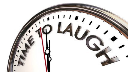 Time to Laugh Comedy Jokes Humor Clock 3d Animation
