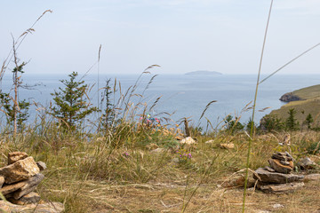 Landscape next to Baykal lake.