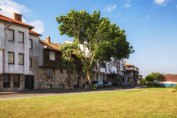 Residential buildings in Nessebar, Bulgaria