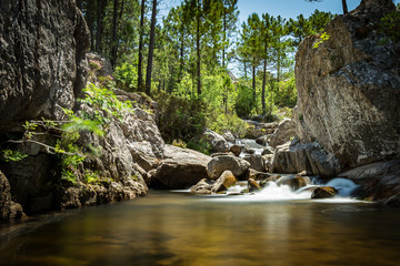 corsican waterfall