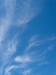 Clear Blue sky and cloud background in sunny day
