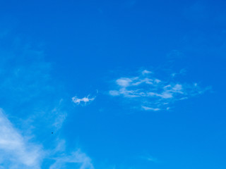 Fototapeta na wymiar Clear Blue sky and cloud background in sunny day
