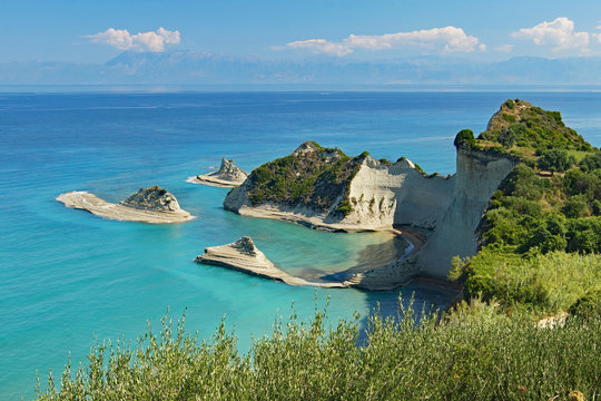 Lehmklippen von Kap Drastis - Korfu