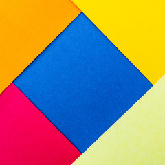 plain geometric graphic background frame with colored paper