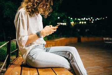 Close-up young woman wearing white shirt