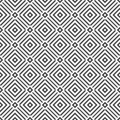 Abstract rhombuses seamless pattern. Vector monochrome background.