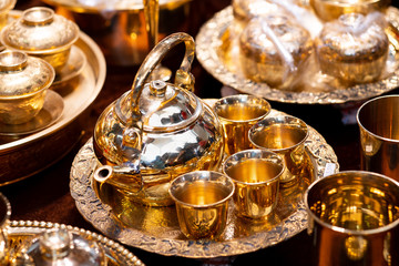 Handmade thailand Traditional brass ware for use and decoration