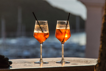 cocktail on the beach