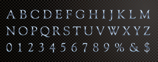 abc blue serif