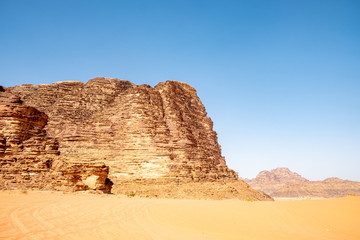 Wadi Rum desert great landscape