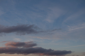 Fototapeta na wymiar Blue sky when dawn, texture background.