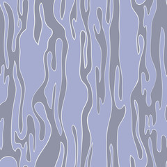 Wavy line pattern. Blue vertical wavy lines with a vertical direction on gray background