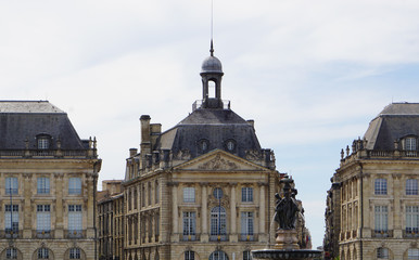 Fototapeta na wymiar Place de la Bourse Bordeaux France