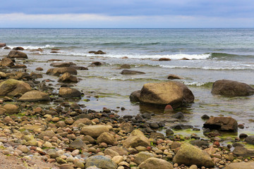 Beautiful landscape of the Baltic Sea coast.