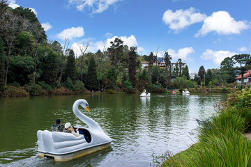 Gramado city, Rio Grande do Sul, Brazil. Black lake (lago negro)