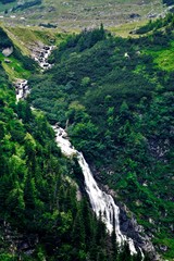 Balea waterfall seen from above