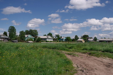 Obraz premium podróż do północnych wiosek latem