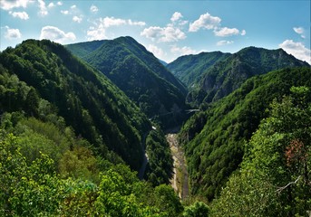 landscape in Fagaras mountains