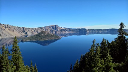 Wizard Island in Crater Lake