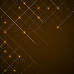 Abstract background of lines with glow point