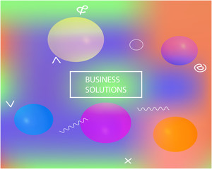 Smooth gradient mesh background.